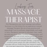 Licensed Massage Therapist