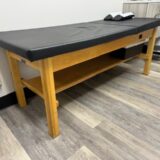 Sports Medicine Treatment / Exam Table – Adjustable Tilt – New Upholstery – 500 lb Capacity